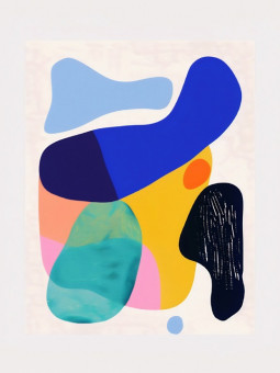 Affiche - Brush Trace - Accueil | Oueso - Art Afro Contemporain