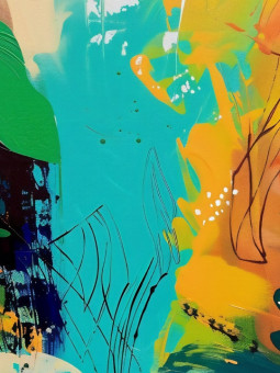 Affiche - Aqua Euphoria - Accueil | Oueso - Art Afro Contemporain