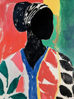 Affiche - Djena - Accueil | Oueso - Art Afro Contemporain