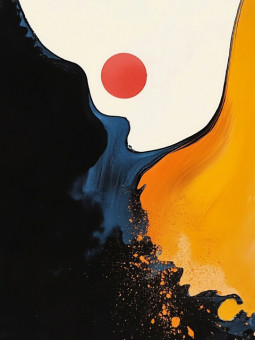 Affiche - Color Clash - Accueil | Oueso - Art Afro Contemporain