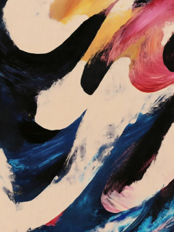 Affiche - Abstract Wolf - Accueil | Oueso - Art Afro Contemporain