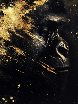 Affiche - Right Gorilla - Accueil | Oueso - Art Afro Contemporain