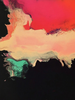Affiche - Crimson Horizon - Accueil | Oueso - Art Afro Contemporain