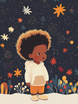 Affiche - Star Gaze - Accueil | Oueso - Art Afro Contemporain