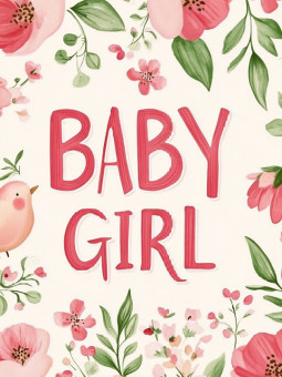 Affiche - Baby Girl - Accueil | Oueso - Art Afro Contemporain