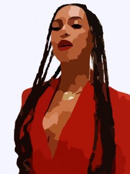 Affiche - Beyoncé - Art mural | Oueso - Art Afro Contemporain