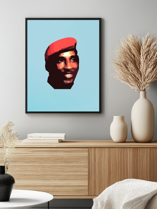 Affiche - Thomas Sankara-Art mural-OUESO