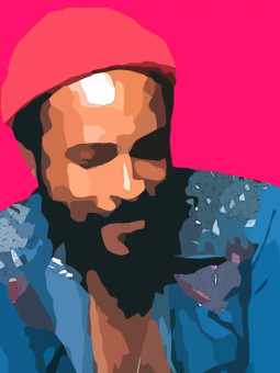 Affiche - Marvin Gaye - Art mural | Oueso - Art Afro Contemporain