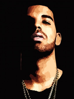 Affiche - Drake - Art mural | Oueso - Art Afro Contemporain