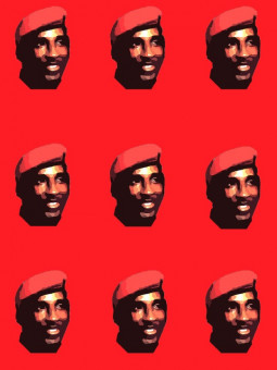 Affiche - Thomas Sankara - Art mural | Oueso - Art Afro Contemporain