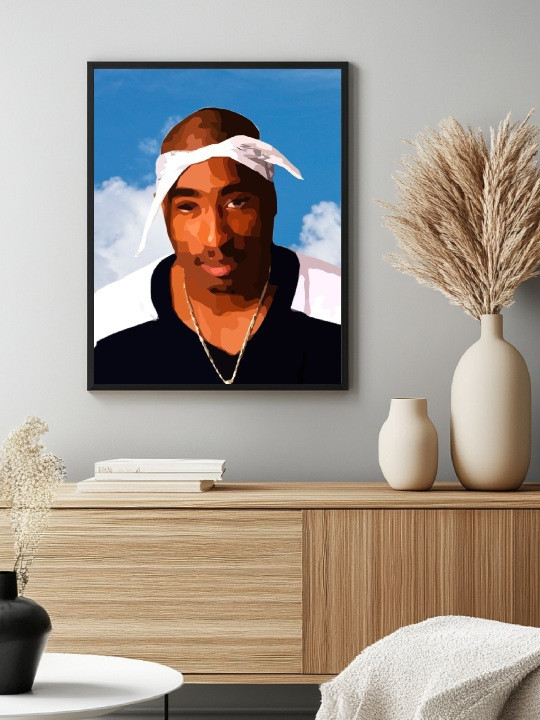 Affiche - Tupac-Art mural-OUESO