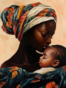 Affiche - Mom Mom - Accueil | Oueso - Art Afro Contemporain