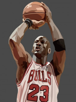 Affiche - Michael Jordan - Art mural | Oueso - Art Afro Contemporain