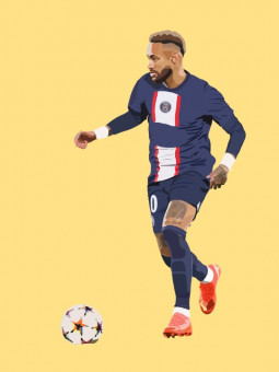 Affiche - Neymar - Art mural | Oueso - Art Afro Contemporain
