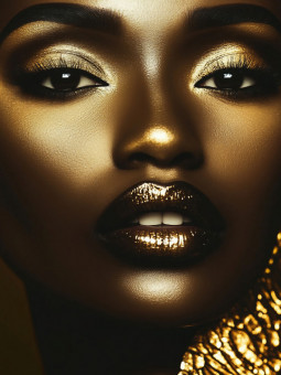 Affiche - Beauty Or - Accueil | Oueso - Art Afro Contemporain