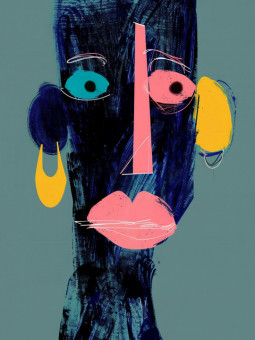 Poster - Nagane - Accueil | Oueso - Contemporary Afro Art