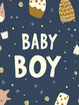 Affiche - Baby boy - Accueil | Oueso - Art Afro Contemporain