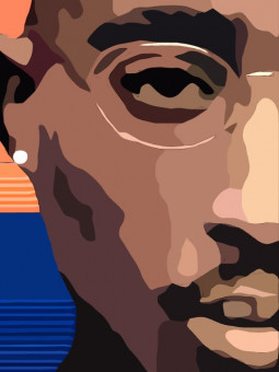 Affiche - Tupac - Art mural | Oueso - Art Afro Contemporain