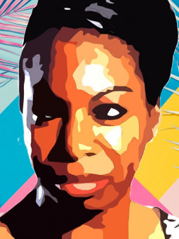 Affiche - Nina Simone - Art mural | Oueso - Art Afro Contemporain