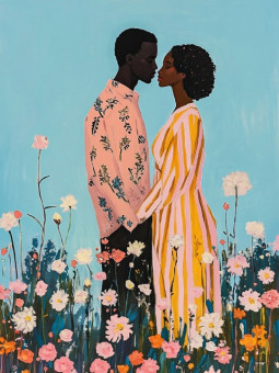 Affiche - In the prairie - Accueil | Oueso - Art Afro Contemporain