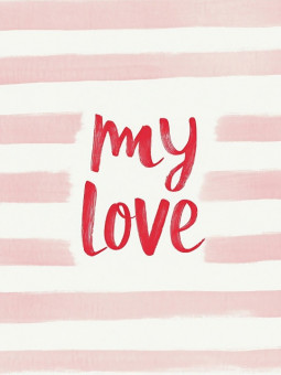 Affiche - My love - Accueil | Oueso - Art Afro Contemporain