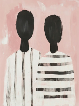Affiche - Couple even - Accueil | Oueso - Art Afro Contemporain