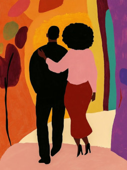 Affiche - Ace & Queen - Accueil | Oueso - Art Afro Contemporain