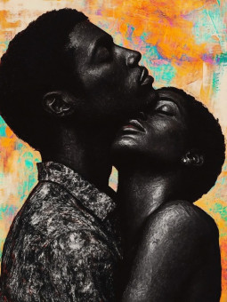 Poster - Beauty of Dark skin - Accueil | Oueso - Contemporary Afro Art