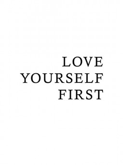Affiche - Love Yourself - Accueil | Oueso - Art Afro Contemporain