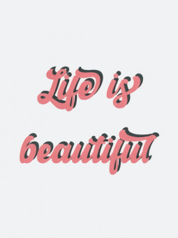 Affiche - Life is beautiful - Accueil | Oueso - Art Afro Contemporain