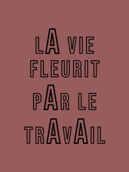 Affiche - La Vie - Accueil | Oueso - Art Afro Contemporain