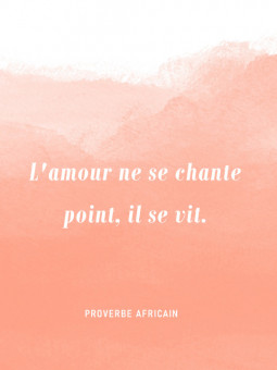 Affiche - Amour Rose - Accueil | Oueso - Art Afro Contemporain