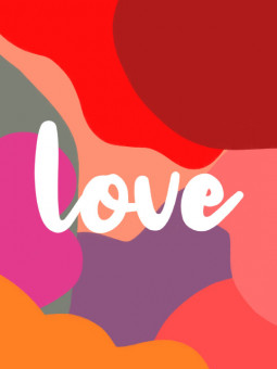 Affiche - Red Love - Accueil | Oueso - Art Afro Contemporain