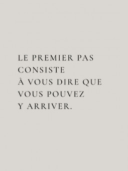 Poster - Premier Pas - Accueil | Oueso - Contemporary Afro Art