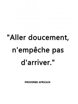 Affiche - Doucement - Accueil | Oueso - Art Afro Contemporain