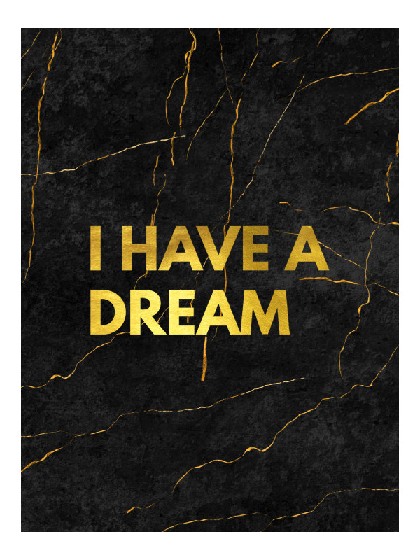 Poster - I have a dream - Accueil | Oueso - Contemporary Afro Art