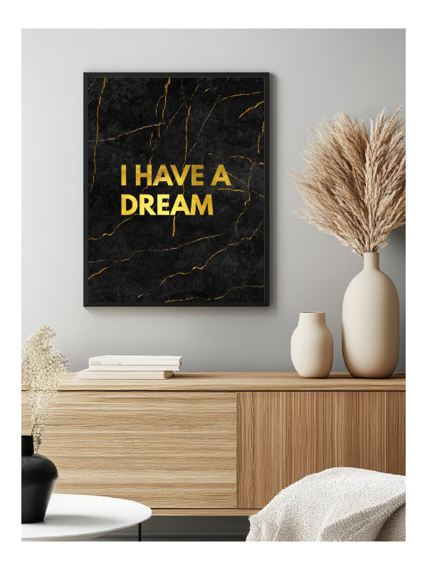 Poster - I have a dream - Accueil | Oueso - Contemporary Afro Art