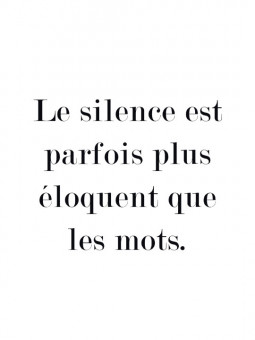 Affiche - Le Silence - Accueil | Oueso - Art Afro Contemporain