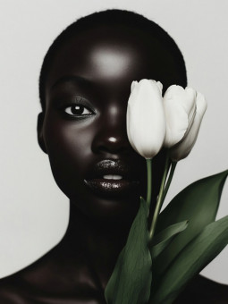 Affiche - Noir amour - Accueil | Oueso - Art Afro Contemporain