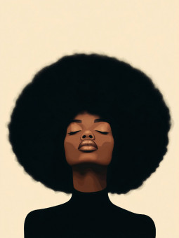 Affiche - L'Afro - Accueil | Oueso - Art Afro Contemporain