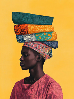 Affiche - Omaley - Accueil | Oueso - Art Afro Contemporain