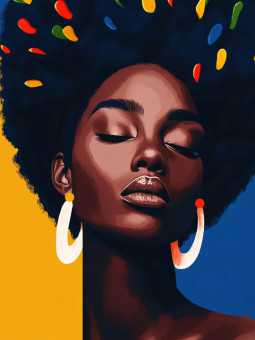 Affiche - Yaira - Accueil | Oueso - Art Afro Contemporain