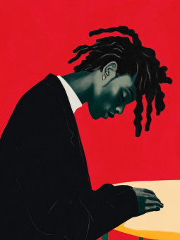 Affiche - Red red - Accueil | Oueso - Art Afro Contemporain
