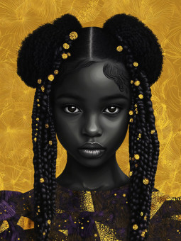 Affiche - Kid Queen - Accueil | Oueso - Art Afro Contemporain
