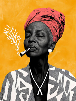 Affiche - Mami art - Accueil | Oueso - Art Afro Contemporain