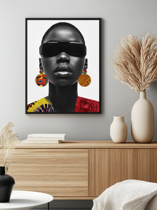 Affiche - Unknowable Woman (Wax Pop Art)-Accueil-OUESO