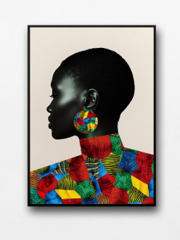Framed poster - Colorfull Wax (Wax Pop Art) - Accueil | Oueso - Con...