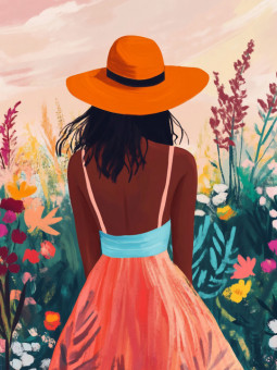 Poster - Choubi - Accueil | Oueso - Contemporary Afro Art