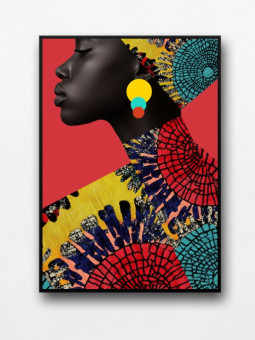 Framed poster - Royal Flair (Wax Pop Art) - Accueil | Oueso - Conte...