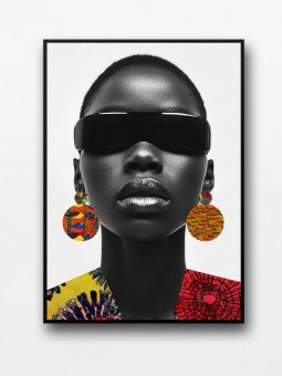 Framed poster - Unknowable Woman (Wax Pop Art) - Accueil | Oueso - ...